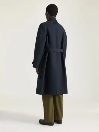 Abrigo tipo «car coat» de algodón