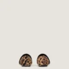 Bailarinas de corte cuadrado en piel de potro con estampado de leopardo Bailarinas de corte cuadrado en piel de potro con estampado de leopardo