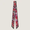 Bandeau de seda con estampado floral Bandeau de seda con estampado floral
