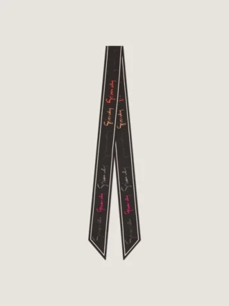 Bandeau de seda con la firma de Givenchy en varios colores