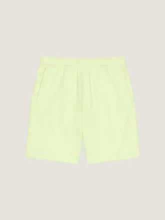 Bermudas con costuras de alta costura en tejido polar