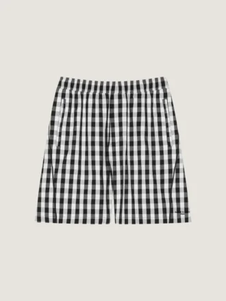 Bermudas de algodón a cuadros vichy