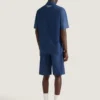 Bermudas de denim con costuras de alta costura y sello Givenchy