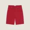 Bermudas de denim sobreteñido