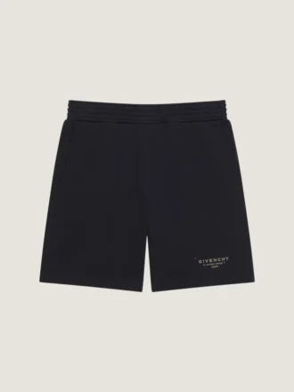 Bermudas de felpa con estampado del sello de Givenchy
