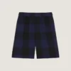 Bermudas de lana a cuadros