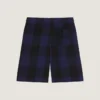 Bermudas de lana a cuadros