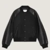 Blouson de mezcla de materiales con bordado «Givenchy Paris» Blouson de mezcla de materiales con bordado «Givenchy Paris»