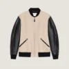 Blouson de mezcla de materiales con bordado «Givenchy Paris» Blouson de mezcla de materiales con bordado «Givenchy Paris»