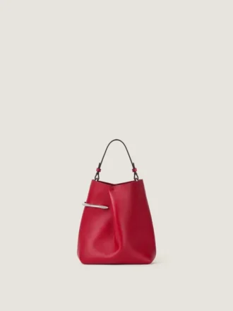 Bolsita Pinch Me de piel napa