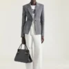 Bolso grande tipo «pinch» de piel