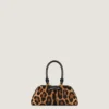 Bolso Mini Antigona Bag de forma horizontal en piel de potro con efecto leopardo Bolso Mini Antigona Bag de forma horizontal en piel de potro con efecto leopardo