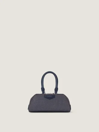 Bolso Mini Antigona de estilo este-oeste en denim