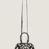 Bolso Mini Antigona de forma horizontal en piel con efecto potro y estampado animal Bolso Mini Antigona de forma horizontal en piel con efecto potro y estampado animal