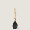 Bolso pequeño Pout de piel con cadena de dijes Bolso pequeño Pout de piel con cadena de dijes