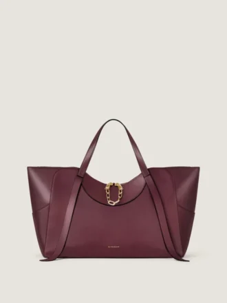 Bolso Snatch grande en piel granulada