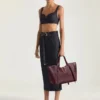 Bolso Snatch grande en piel granulada Bolso Snatch grande en piel granulada
