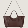 Bolso Snatch grande en piel granulada Bolso Snatch grande en piel granulada