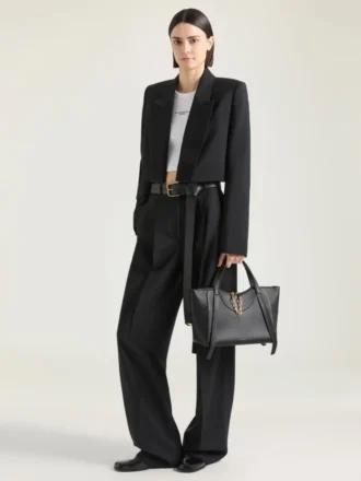 Bolso Snatch mediano en piel granulada