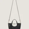 Bolso Snatch pequeño en piel bicolor granulada Bolso Snatch pequeño en piel bicolor granulada