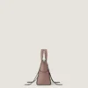 Bolso Snatch pequeño en piel granulada Bolso Snatch pequeño en piel granulada