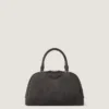 Bolso tipo bolero Antigona de piel de becerro en ante