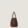 Bolso tipo bolero Antigona de piel de becerro en ante