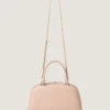 Bolso tipo bolero Antigona de piel de becerro en ante