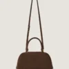 Bolso tipo bolero Antigona de piel de becerro en ante