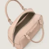 Bolso tipo bolero Antigona de piel de becerro en ante
