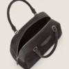 Bolso tipo bolero Antigona de piel de becerro en ante