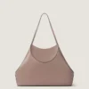 Bolso tote mediano Facet de piel granulada Bolso tote mediano Facet de piel granulada