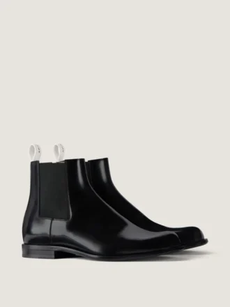 Botas Chelsea Tux en piel cepillada Botas Chelsea Tux en piel cepillada