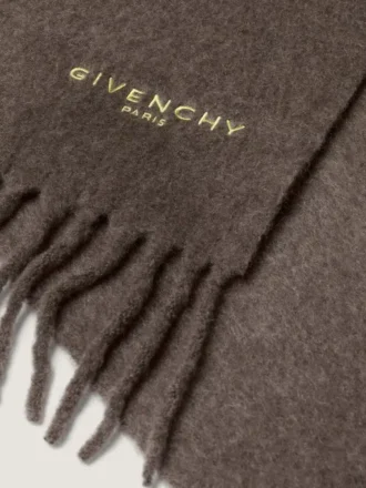 Bufanda grande de Givenchy Paris en lana de alpaca