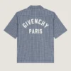 Camisa a cuadros de algodón con bordado «Givenchy Paris» Camisa a cuadros de algodón con bordado «Givenchy Paris»