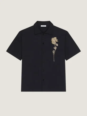 Camisa adornada de punto de algodón