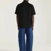 Camisa de alta costura con costuras en algodón y parche «Givenchy Paris» Camisa de alta costura con costuras en algodón y parche «Givenchy Paris»