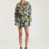 Pantalones cortos de viscosa con estampado floral