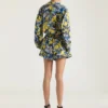 Pantalones cortos de viscosa con estampado floral