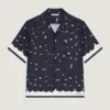 Camisa de seda con estampado floral Camisa de seda con estampado floral