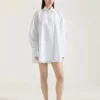 Camisa tipo capullo de popelín con bordado Givenchy Camisa tipo capullo de popelín con bordado Givenchy