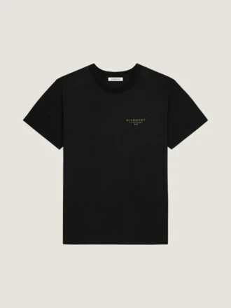 Camiseta de algodón con estampado del logotipo de Givenchy