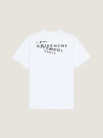 Camiseta de algodón con estampado del logotipo de Givenchy