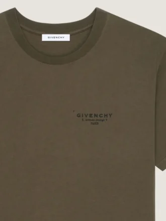 Camiseta de algodón con estampado del logotipo de Givenchy