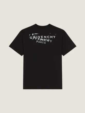 Camiseta de algodón con estampado del logotipo de Givenchy