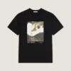 Camiseta de algodón con estampado surrealista