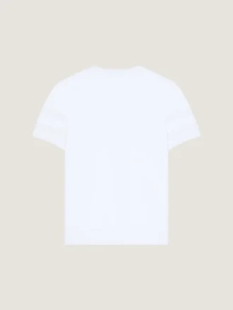 Camiseta de punto de algodón con jacquard Givenchy Paris