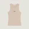 Camiseta sin mangas de corte ajustado de algodón con estampado «Givenchy Paris» Camiseta sin mangas de corte ajustado de algodón con estampado «Givenchy Paris»