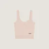 Camiseta sin mangas de lana y cachemira