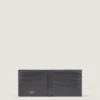 Cartera bicolor de piel con estampado Antigona